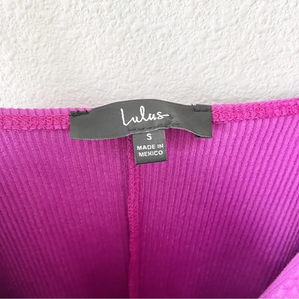 Lulu’s Hotter Than You Can Handle Magenta Purple Bodycon Mini Dress - Picture 6 of 10